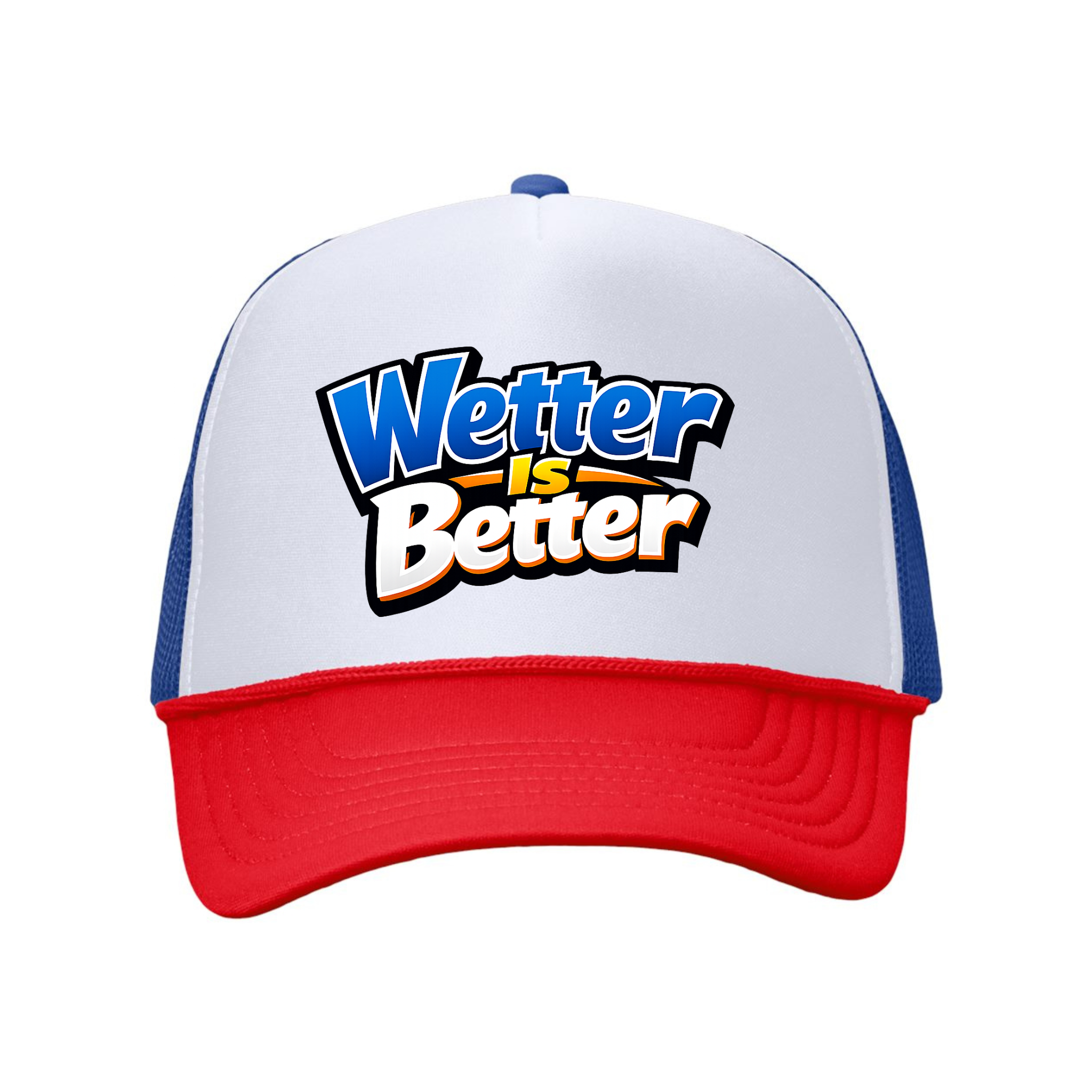 Wetter is Better Double Snap Trucker Hat