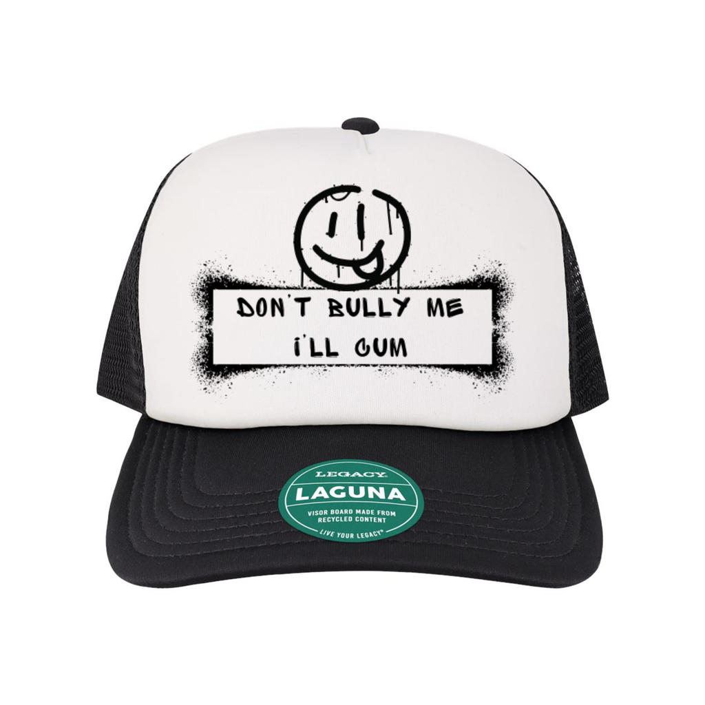 Don't Bully Me I'll Cum Trucker Hat – front view