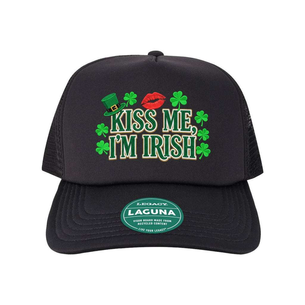 Kiss Me I'm Irish Trucker Hat – color variant 7