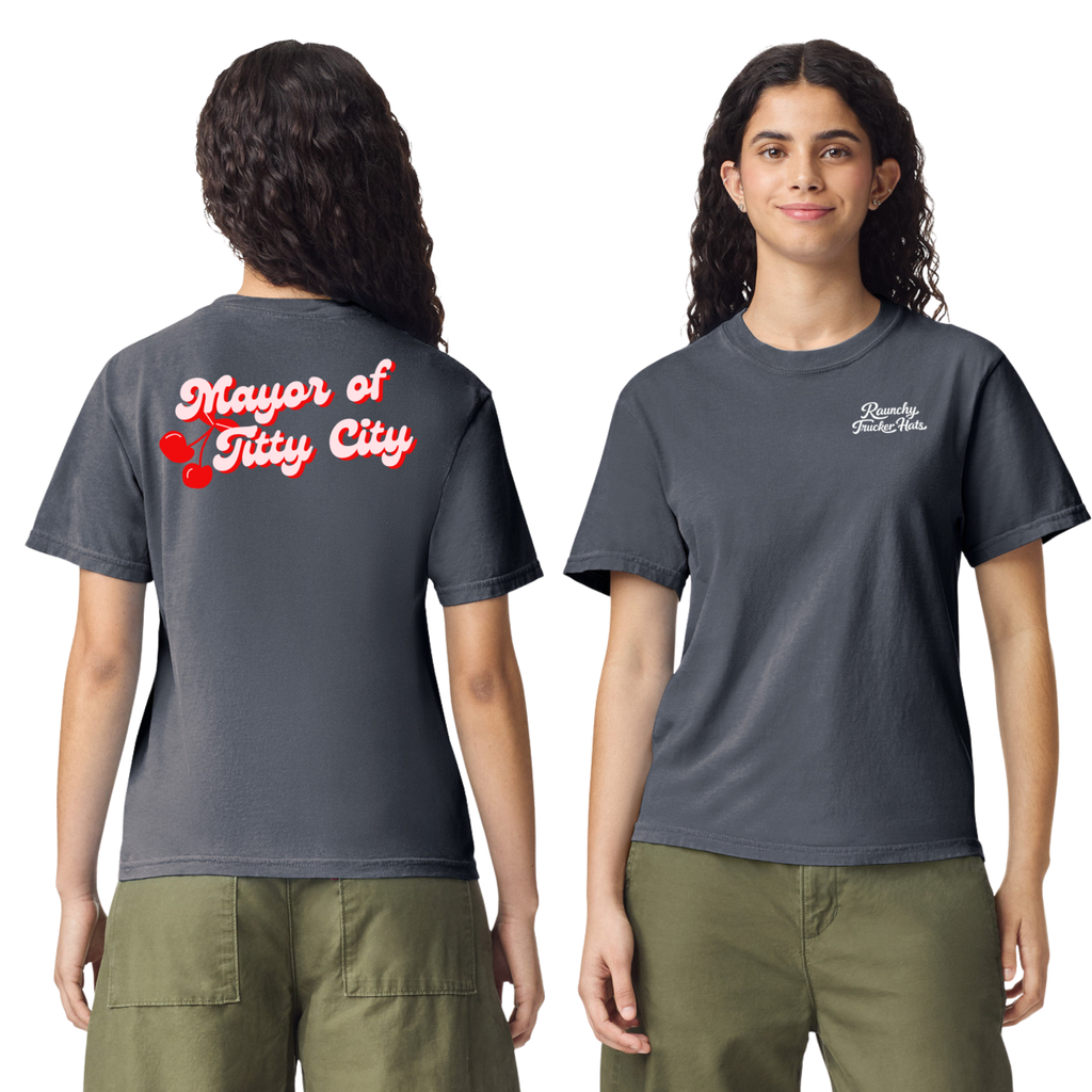 Mayor Of Titty City T-Shirt – front view