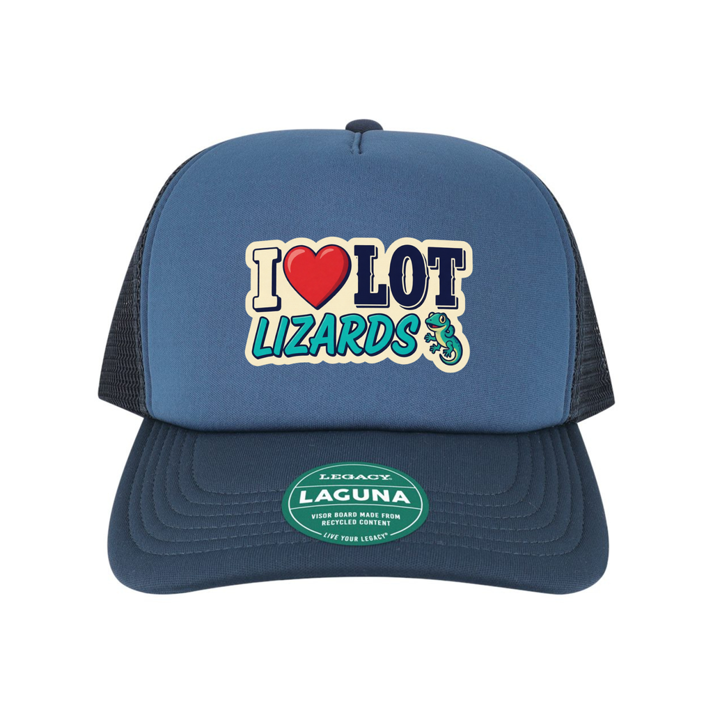 I Love Lot Lizards Trucker Hat – color variant 2