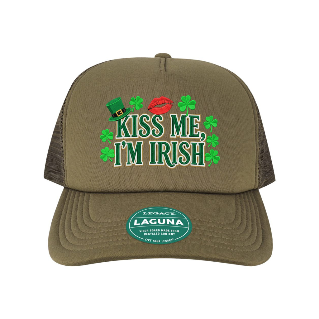 Kiss Me I'm Irish Trucker Hat – color variant 3