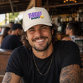 Throat Goat Trucker Hat – front view