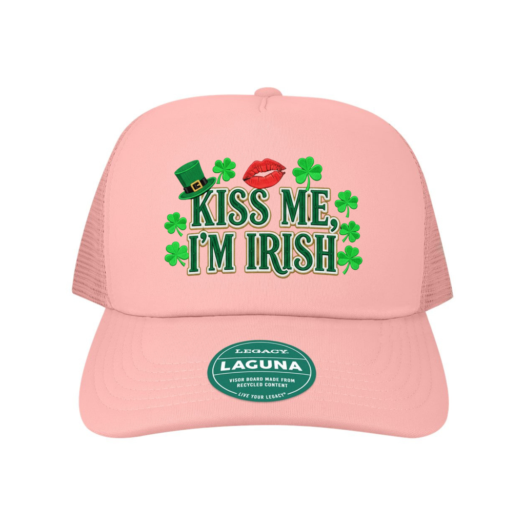 Kiss Me I'm Irish Trucker Hat – color variant 6