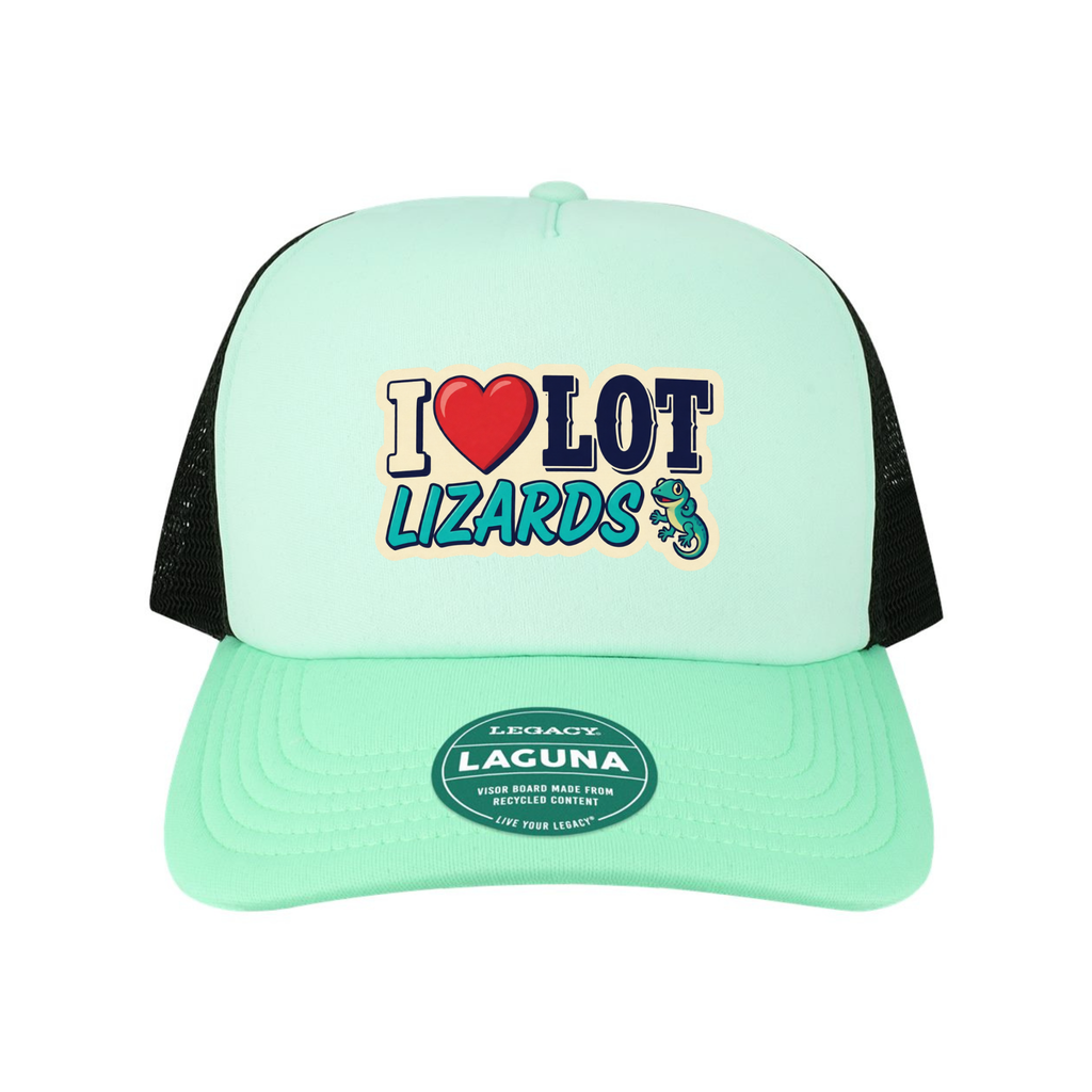 I Love Lot Lizards Trucker Hat – color variant 6